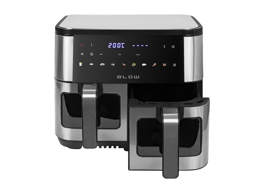 BLOW Air Fryer 2600W 9 L Stand-alone Fat-Free Black