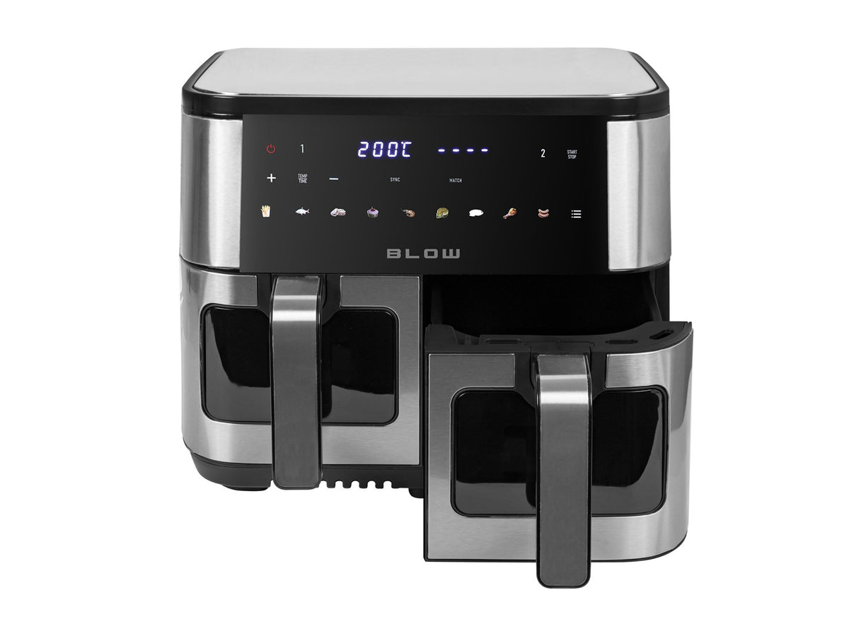 BLOW Air Fryer 2600W 9 L Stand-alone Fat-Free Black