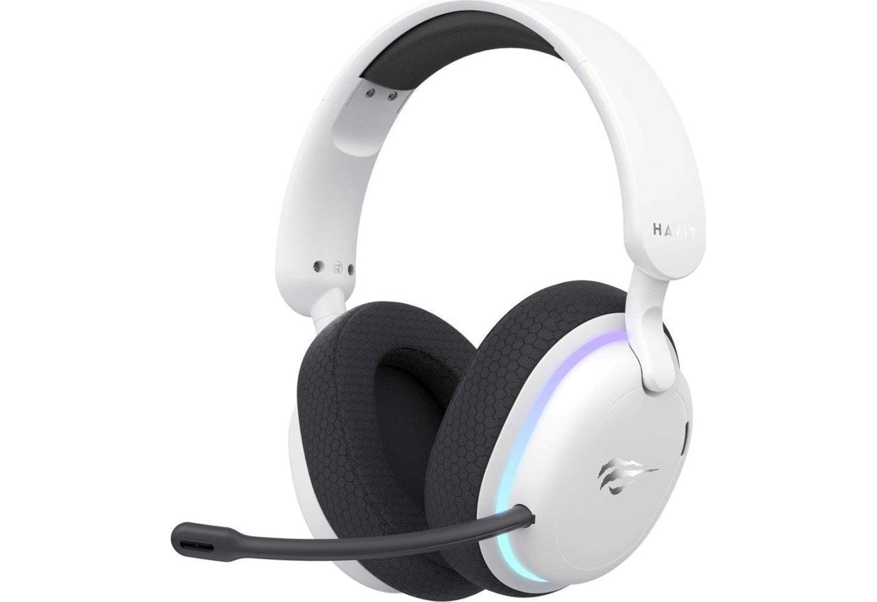 Havit Fuxi-H7 Wireless Gaming Headphones (Black and White)