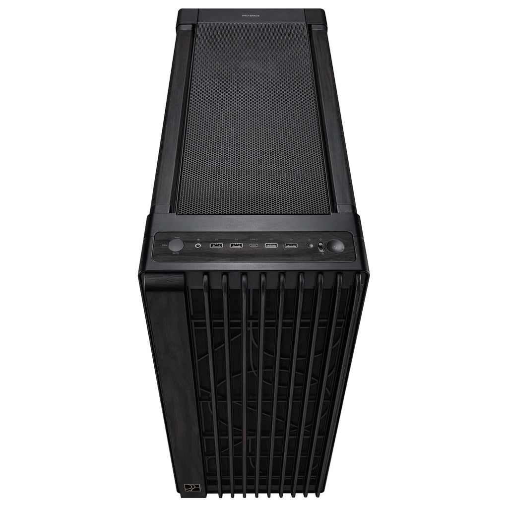 ASUS ProArt PA602 Wood Edition Midi Tower Black - EATX, 420 mm Radiator Support