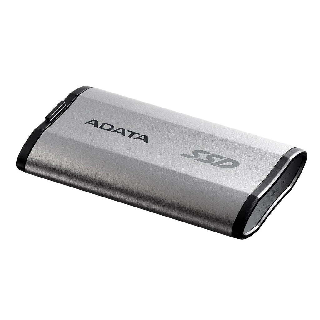 ADATA SD810 - 1 TB - USB Type-C - USB 3.2 Gen 2x2 - 2000 MB/s - Black - Silver - SD810-1000 G-CSG