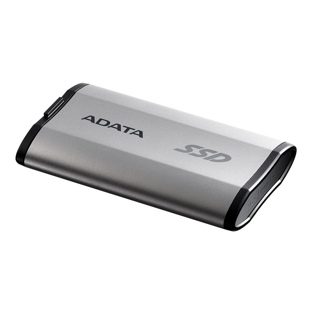 ADATA SD810 - 1 TB - USB Type-C - USB 3.2 Gen 2x2 - 2000 MB/s - Black - Silver - SD810-1000 G-CSG