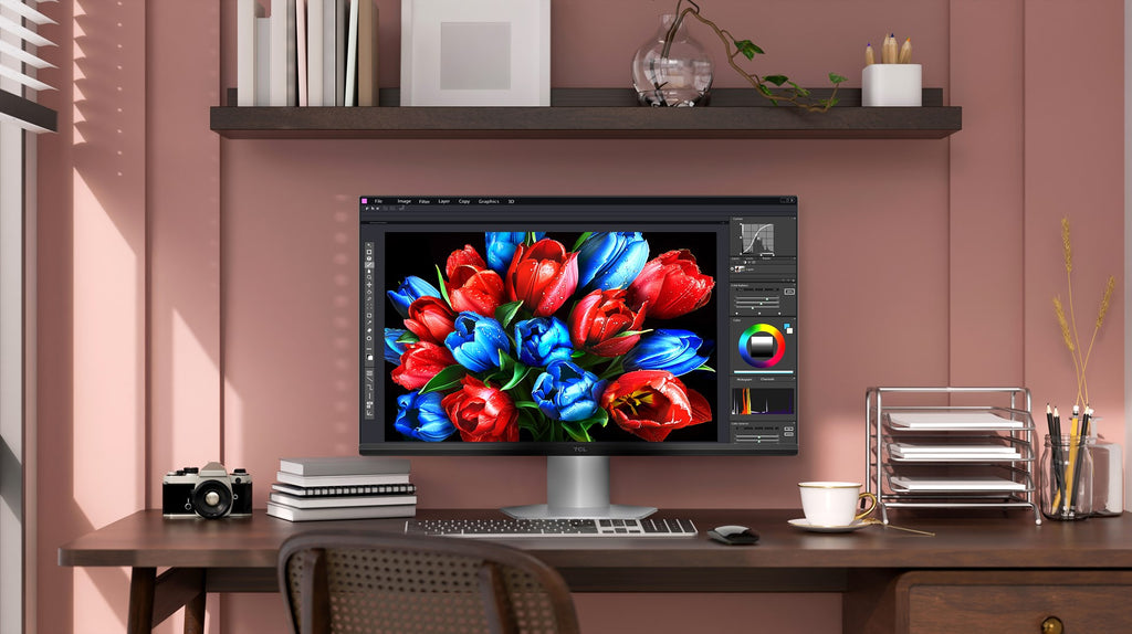 TCL 25G54 computer monitor 63.5 cm (25 ) 1920 x 1080 pixels Full HD QLED White