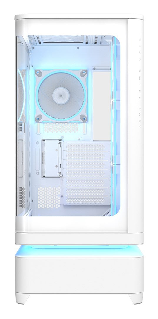 ASUS PRIME AP304 TG ARGB WHITE PC Case Multi-Color Illumination ATX, micro ATX, Mini-ITX