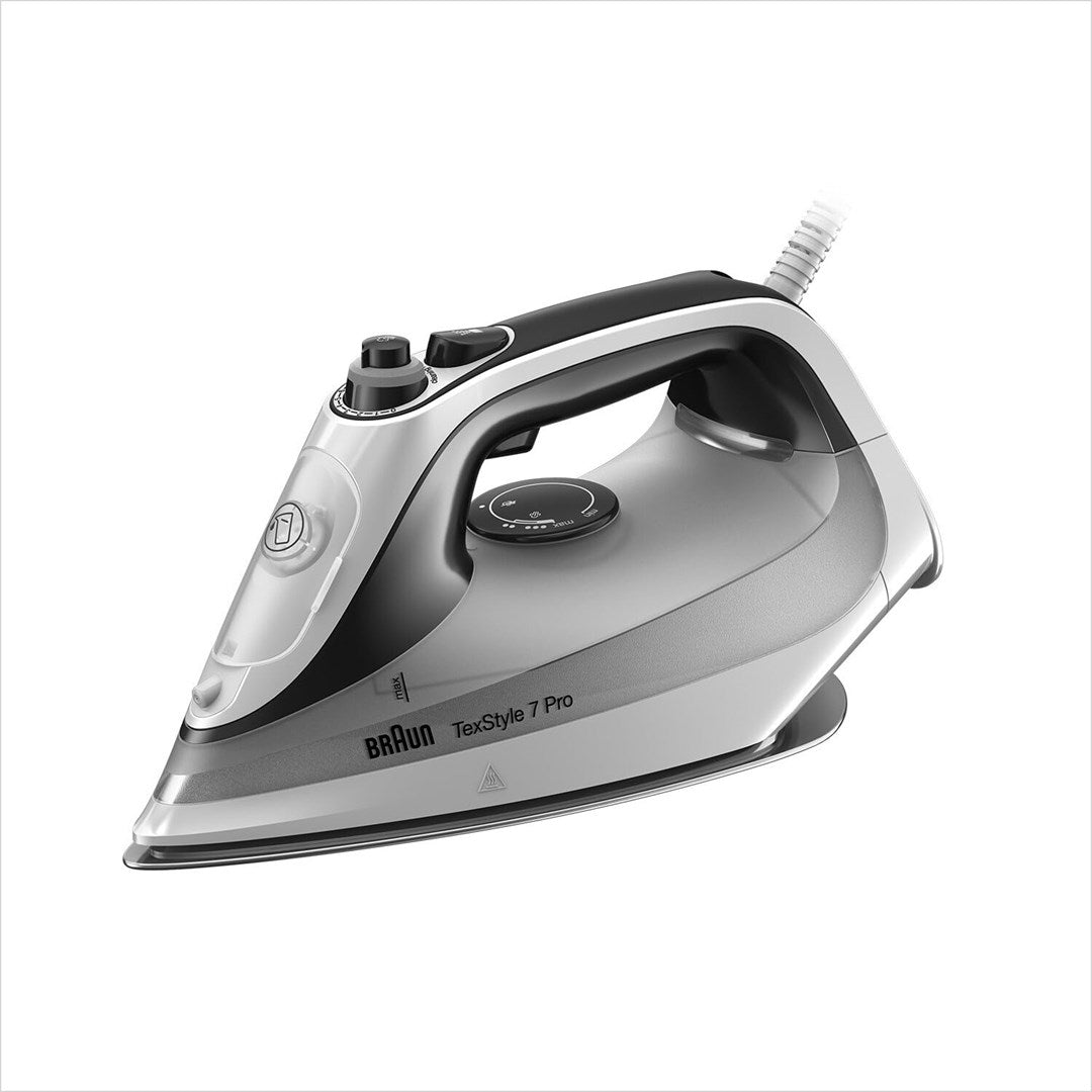 Braun TexStyle 7 Pro SI7149WB Trocken- & Dampfbügeleisen EloxalPlus soleplate 2900 W Schwarz - Weiß (127403108)