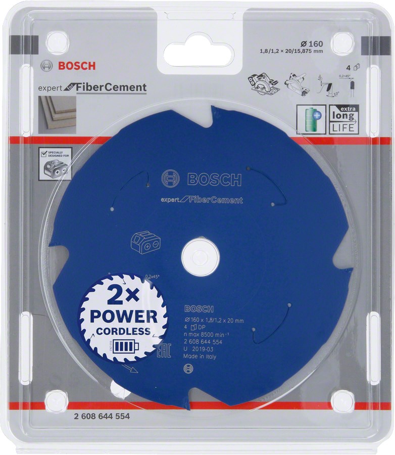 Bosch Circular Saw Blade 160 mm 4 Teeth 2608644554