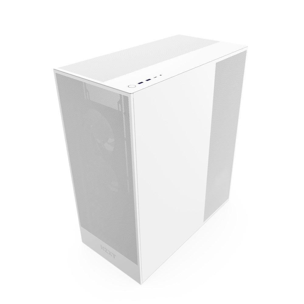 NZXT H7 Flow Mid Tower ATX Case Matte White USB/Audio (CM-H72FW-R1)