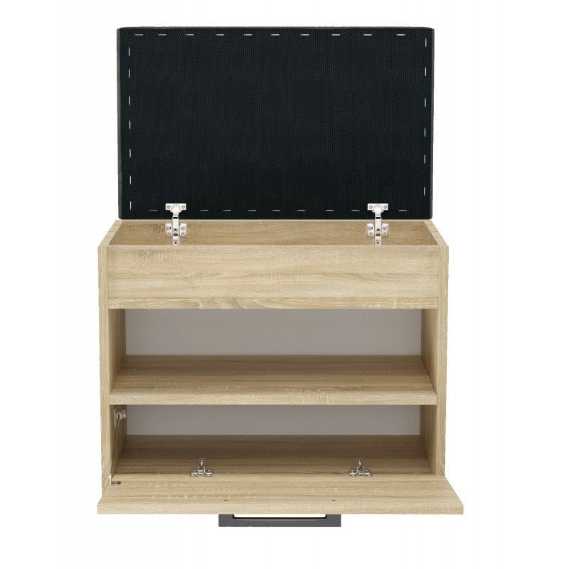 Topeshop PARMA MINI Shoe Organizer Closed Sonoma Oak