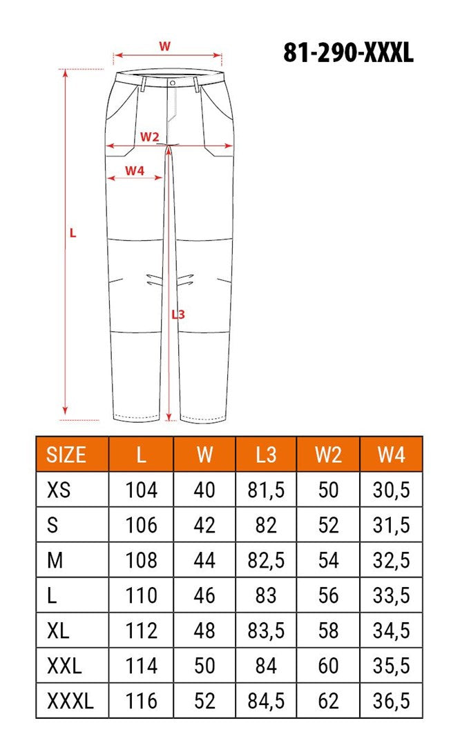 NEO TOOLS Protective Trousers 90% Polyamide XXXL 81-290-XXXL