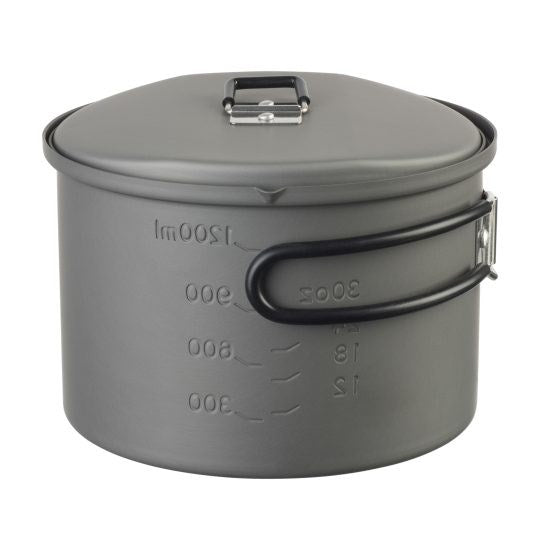 Esbit Outdoor Cookware Aluminum Pot 1600 ml - Lightweight Cooking Pot