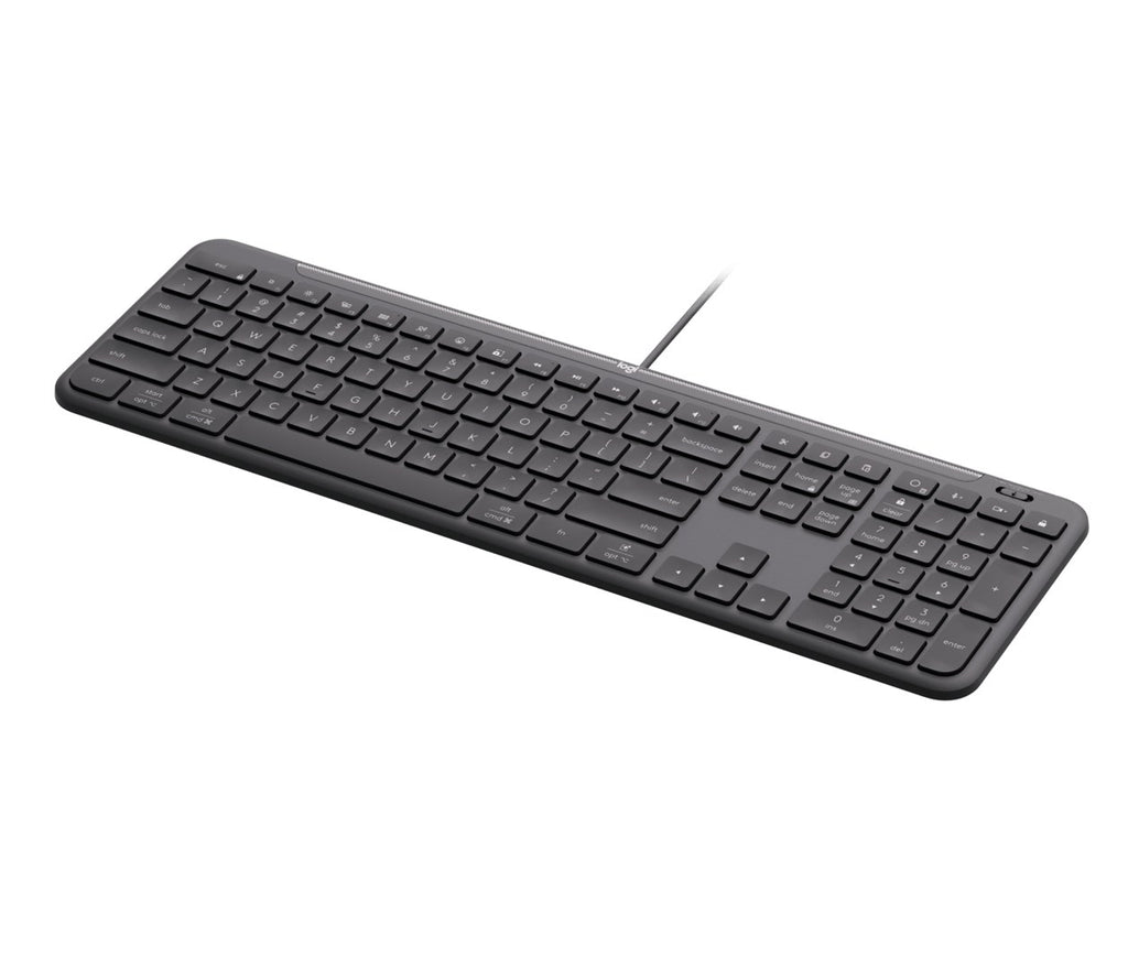 Logitech Signature Slim Wired K620 For Business keyboard Universal USB QWERTZ German Graphite