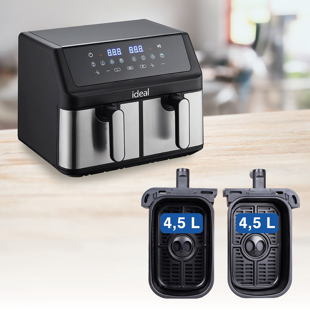 IDEAL Fat-free Air Fryer 9 L 8 Functions