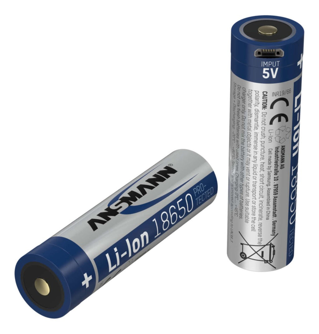 ANSMANN 18650 Rechargeable Battery 3400mAh 3.6V 4000 g 70 mm x 450 mm x 200 mm Model 1307-0003
