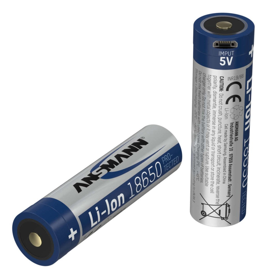 ANSMANN 18650 Rechargeable Battery 3400mAh 3.6V 4000 g 70 mm x 450 mm x 200 mm Model 1307-0003