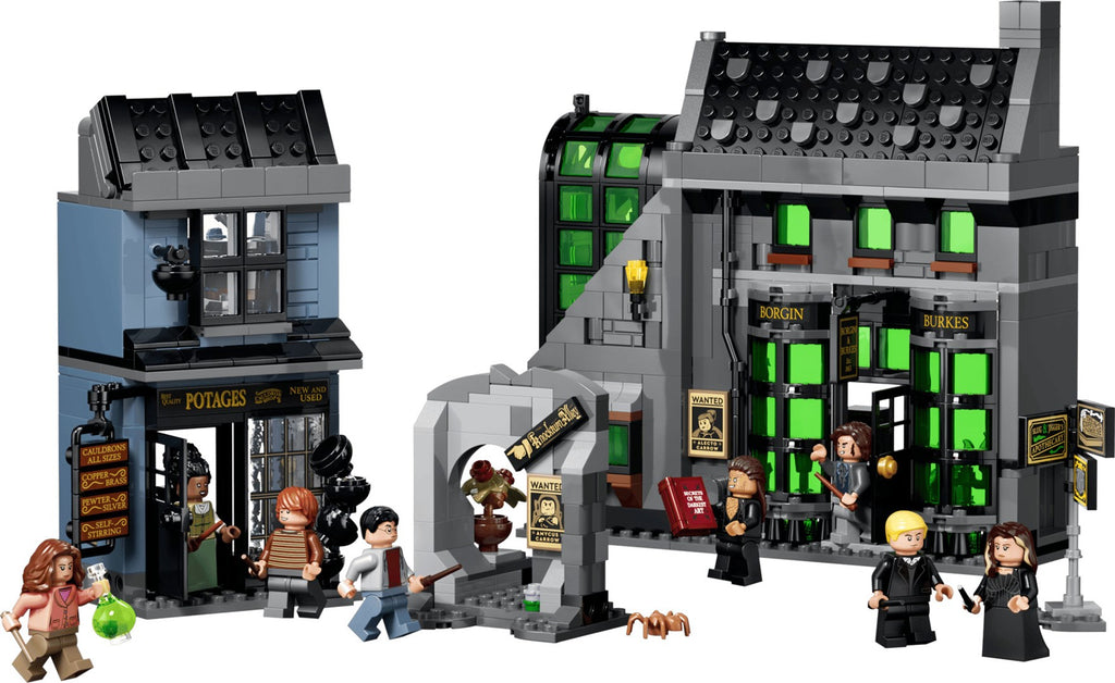 LEGO HARRY POTTER Knockturn Alley Wizarding Shops 788 Elements Ages 8+ Model 76471
