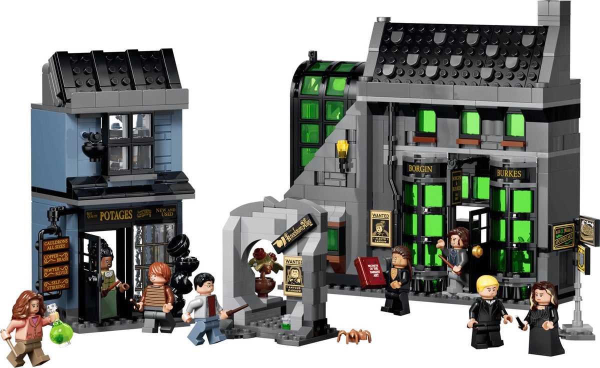 LEGO HARRY POTTER Knockturn Alley Wizarding Shops 788 Elements Ages 8+ Model 76471