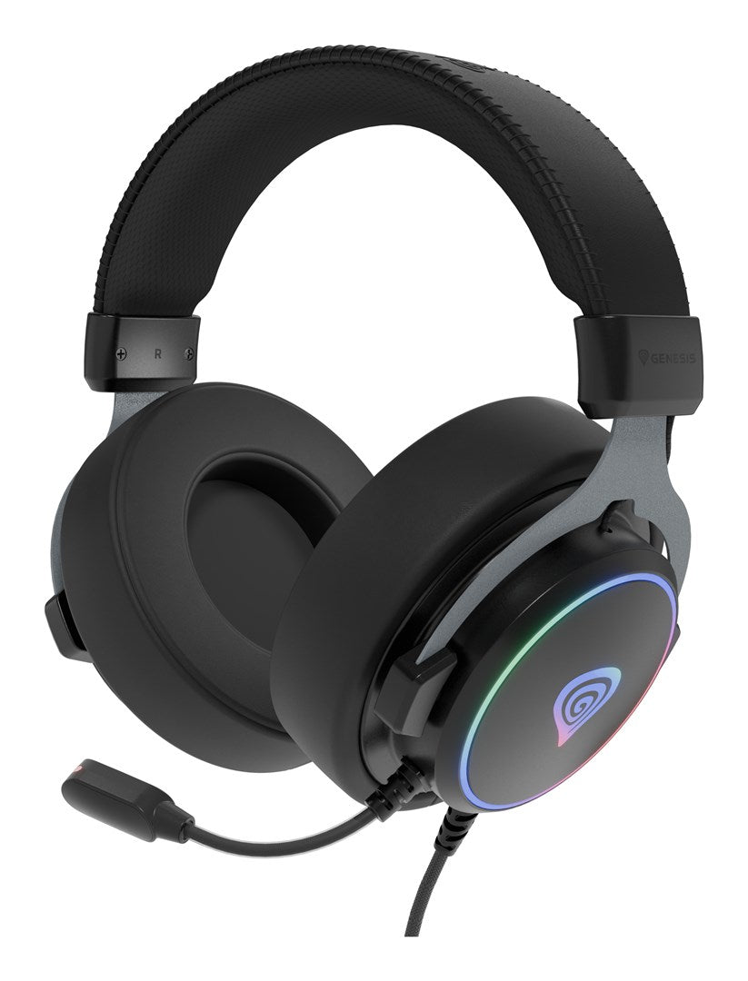 GENESIS NSG-2169 headphones/headset Wired Head-band Gaming USB Type-A Black