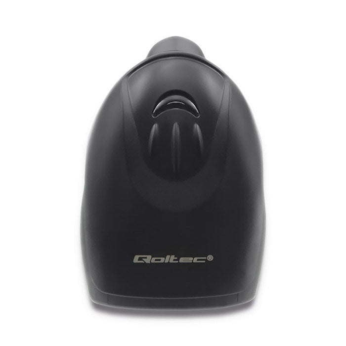 Qoltec 50866 Laser Barcode Reader 1D CCD USB Black