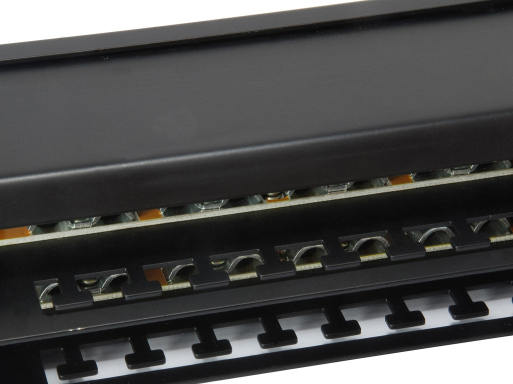 equip Pro - Patch Panel - Rack Mountable - CAT 6 - STP - RJ-45 X 48 - Black - 1U - 48.3 cm