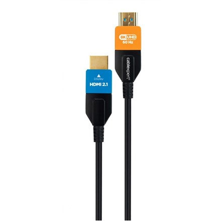 Gembird CC-HDMI8K-AOC-10M HDMI cable HDMI Type A (Standard) Black  Blue  Orange