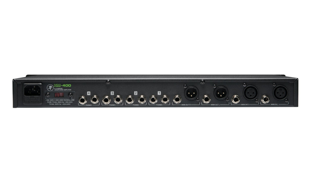 Mackie HM-400 Black Headphone Amplifier.