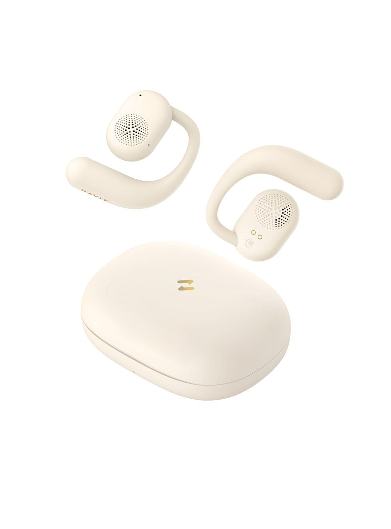 Havit TWS Wireless Headphones 5.3 Bluetooth 500mAh Beige