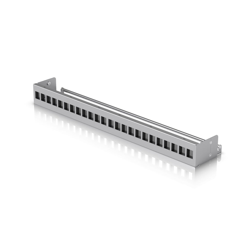 Ubiquiti Empty Keystone Patch Panel - Rack Mountable - 1U - 24 Ports UACC-RACK-PANEL-PATCH-BLANK-24