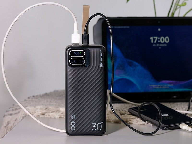 Tracer Blaze Power Bank 30000 mAh 65W Black