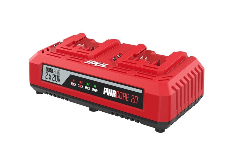 Skil Dual Charger for 2X20V MAX (18V) Batteries CR1E3128AA