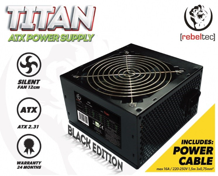 Rebeltec TITAN 500 ATX power supply ver. 2.31
