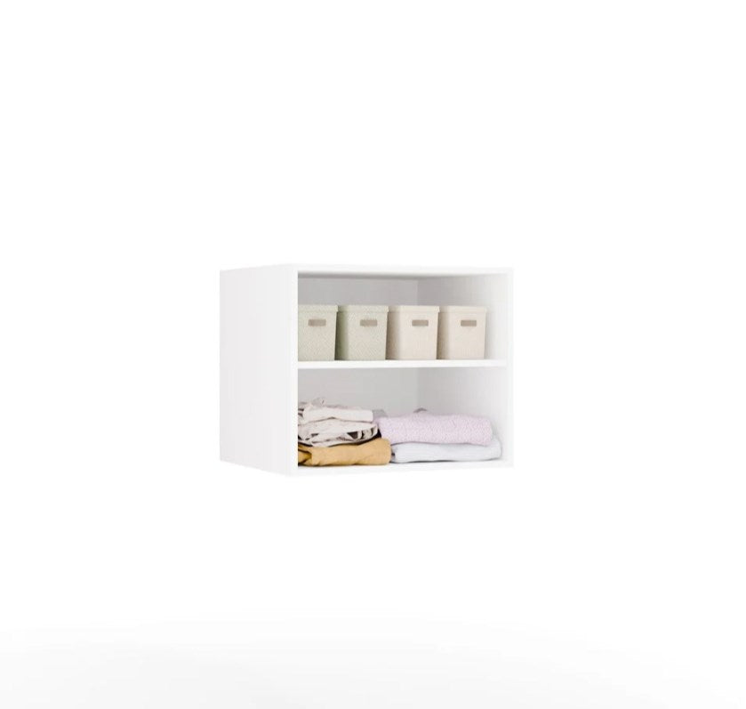 OPENO 60 WHITE Extension Unit – Modular Wardrobe Shelf  60 cm  for the Bedroom