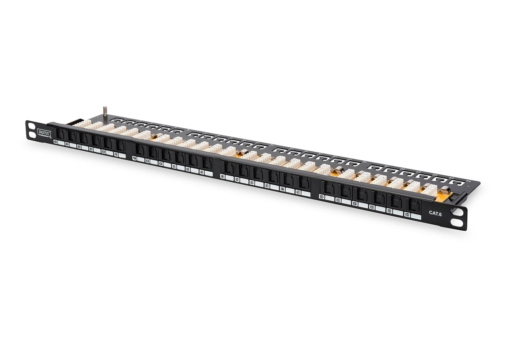 DIGITUS® CAT 6 Class E High Density Patch Panel - Unshielded 0.5U DN-91624U-SL-SH