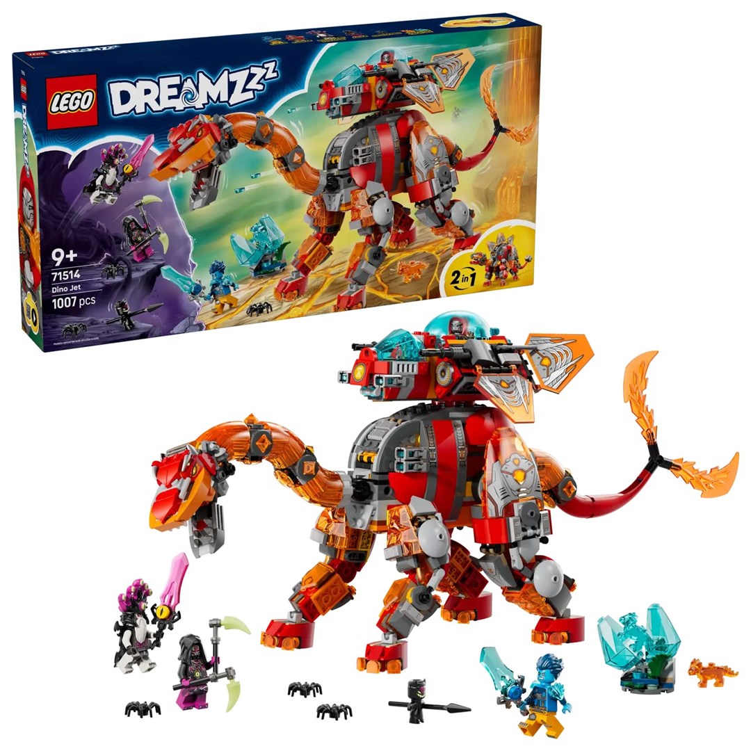 LEGO DREAMZZZ Dino Jet 71514 - 1,007 Pieces