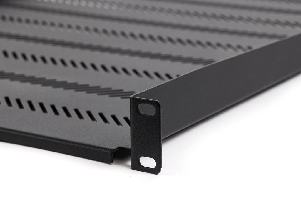 DIGITUS Rack Shelf 1U 25 kg Black 575 mm x 60 mm x 495 mm TN-19-550-1U-BK