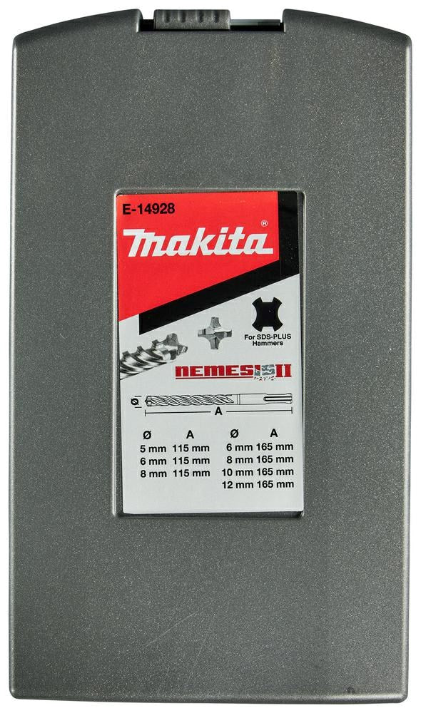 DRILL BIT SET 7PCE SDS PLUS E-14928