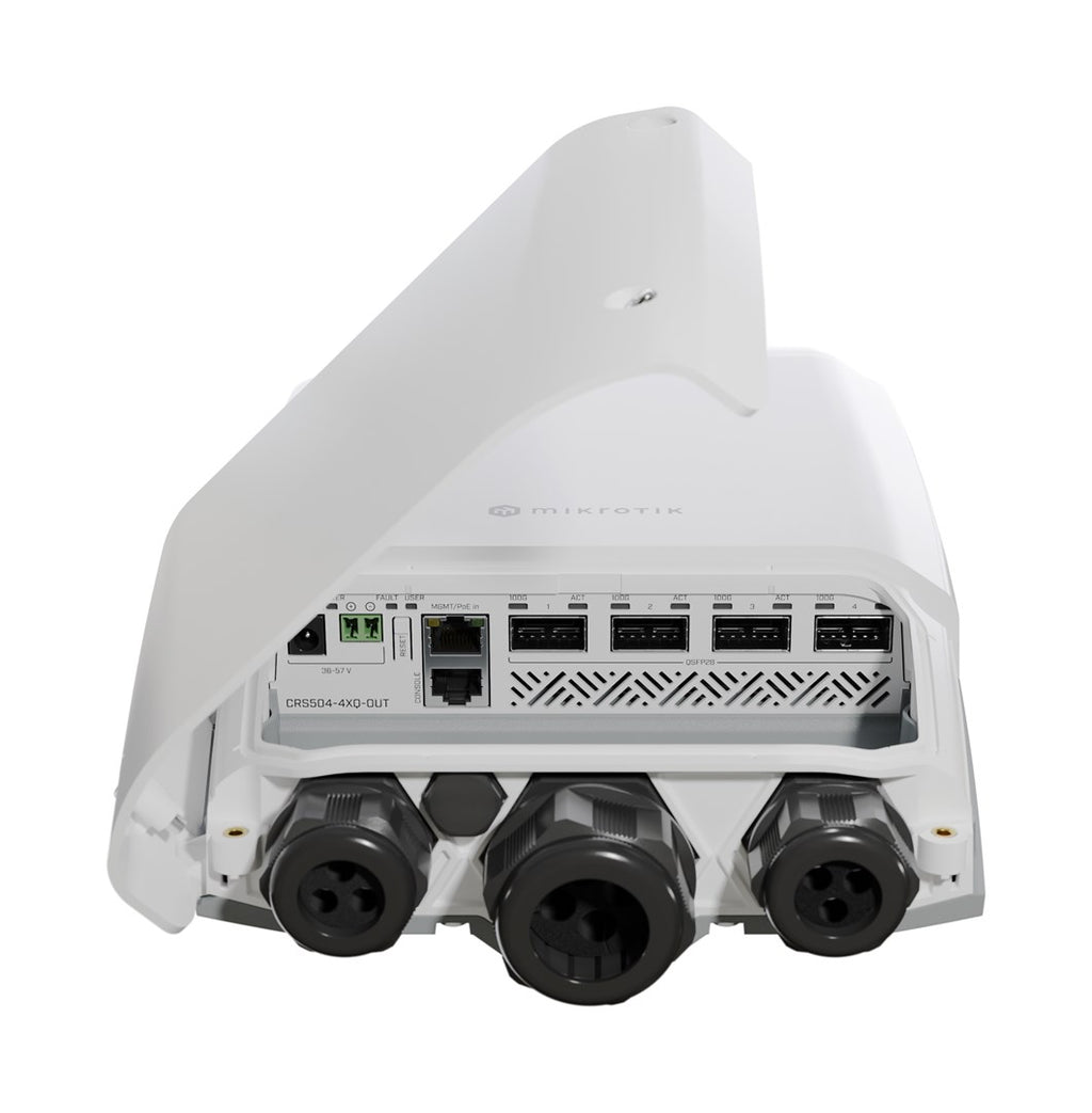 Mikredik CRS504-4XQ-OUT Switch 4 x 100 Gigabit QSFP28 (CRS504-4XQ-OUT)