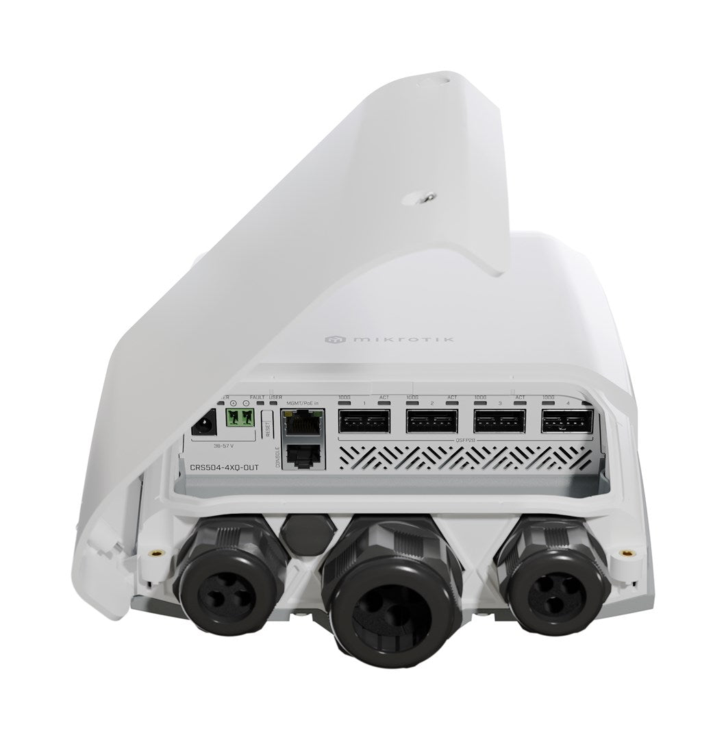 Mikredik CRS504-4XQ-OUT Switch 4 x 100 Gigabit QSFP28 (CRS504-4XQ-OUT)