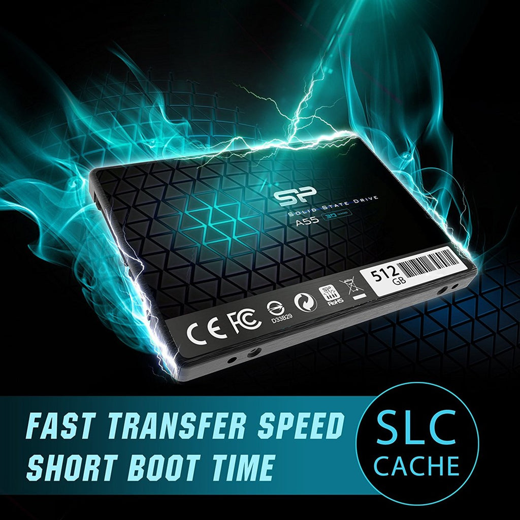 SILICON POWER Ace A55 SSD 512GB 2.5" SATA 6Gb/s (SP512GBSS3A55S25)
