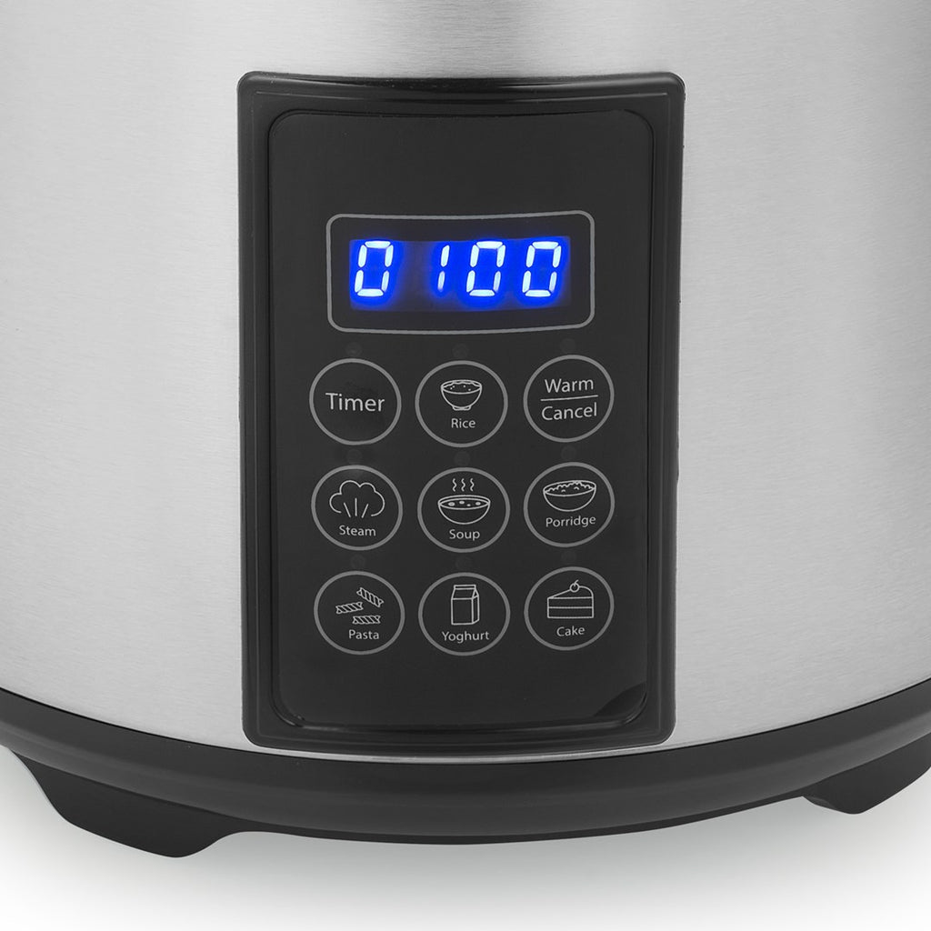 Tristar RK-6138 Steam Cooker with Display, Timer, Steel