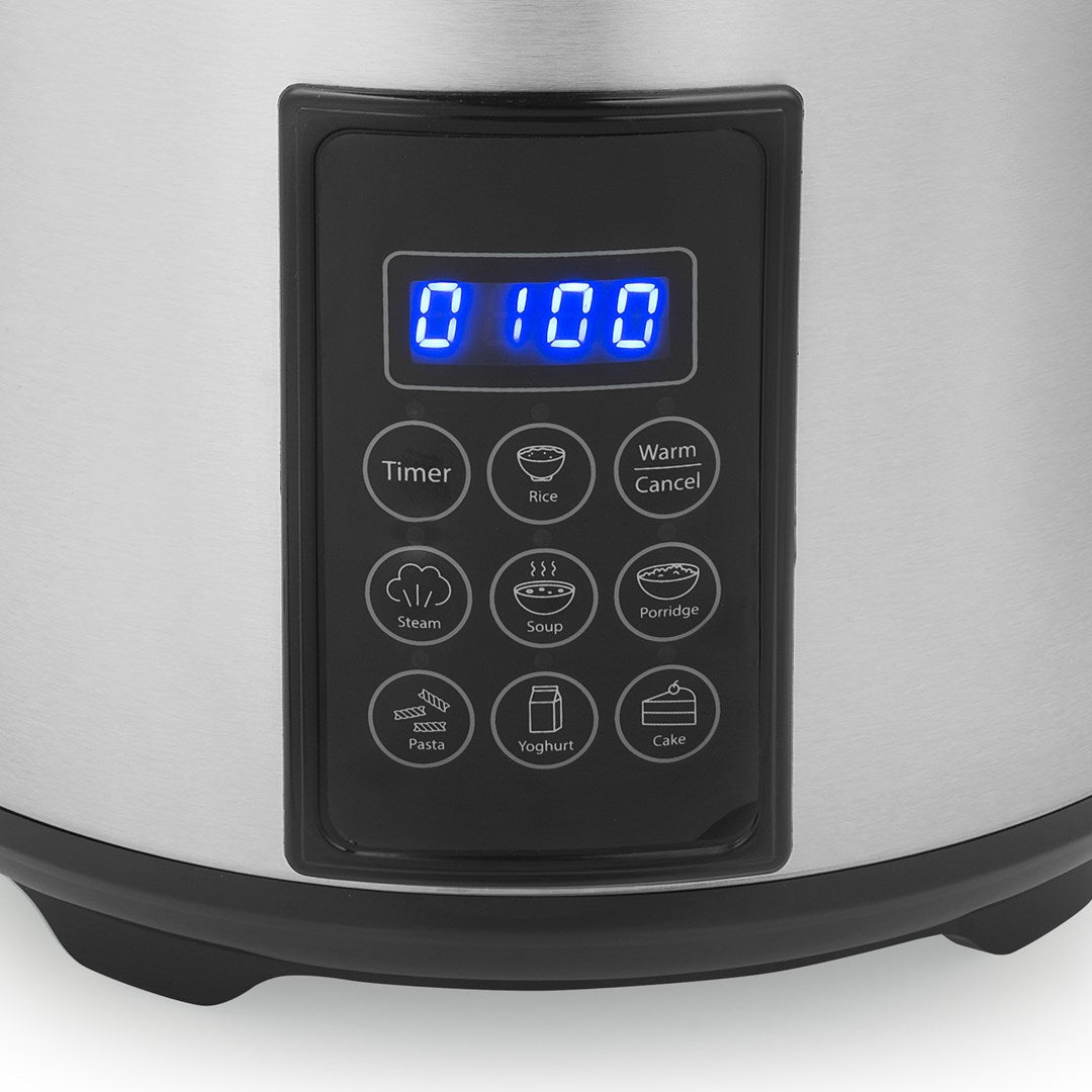 Tristar RK-6138 Steam Cooker with Display, Timer, Steel