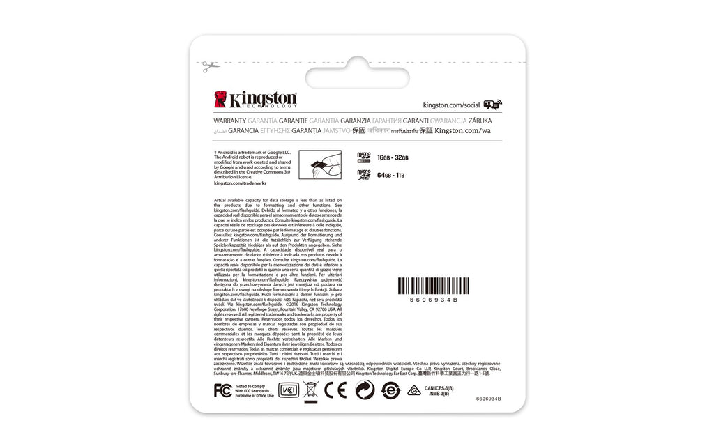 Kingston Technology Canvas Select Plus 128GB MicroSDXC Class 10 UHS-I (SDCS2/128GB)