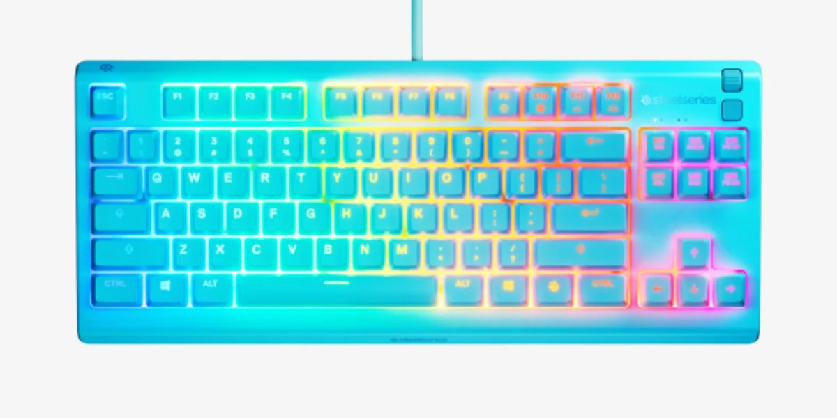 SteelSeries Apex 3 TKL US Keyboard RGB Anti-Ghosting Wired 64933