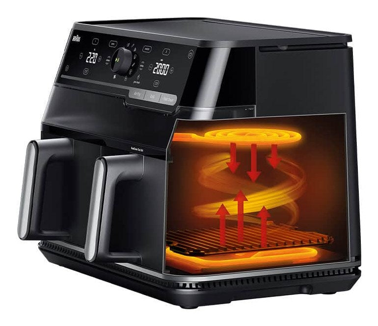 Braun Hot Air Fryer 10 L 2800 W Stand-alone Black 0X12500031