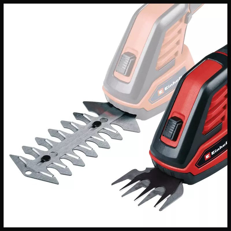 Einhell GC-CG 3 6/70 Li Cordless Grass Shear 7 cm 3.6 V Lithium-Ion (Li-Ion) Aluminium Black Red