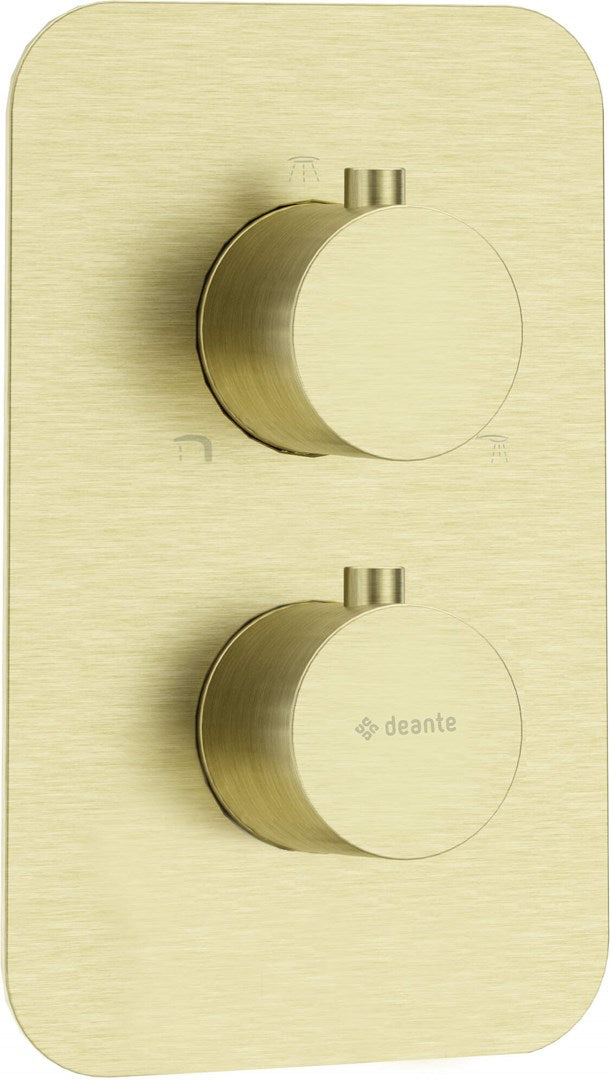 Deante External Element for Thermostatic BOX - Brushed Gold - BXY REBT