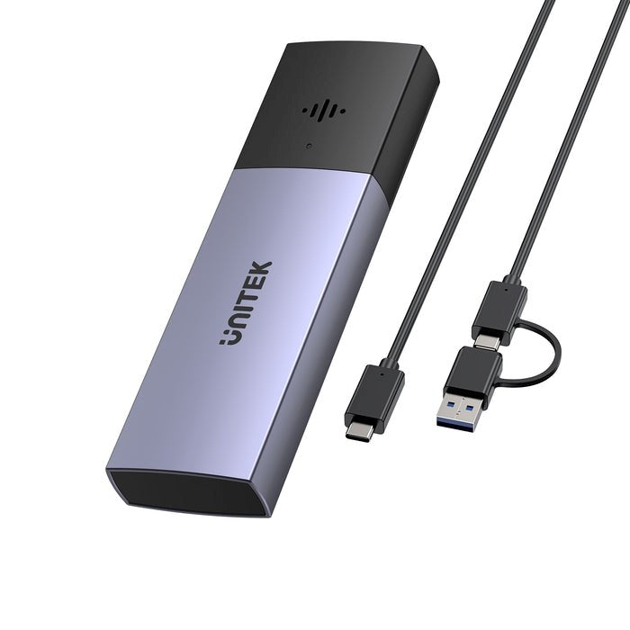 UNITEK PCIe M.2 SSD Enclosure USB Grey S1251AGY01