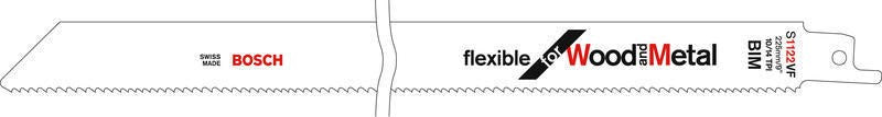 Blades for wood and metal BOSCH S1222VF 225mm 5pcs