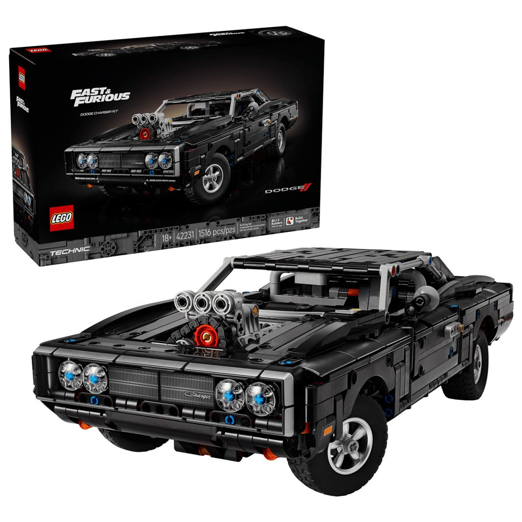 LEGO TECHNIC 42231 Fast & Furious - Dodge Charger R/T Building Blocks 1516 Pieces Ages 18+