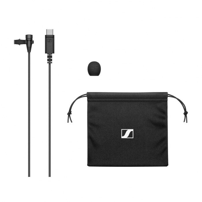Sennheiser XS LAV USB-C - omnidirectional lavalier microphone with 3.5 mm TRRS jack connector