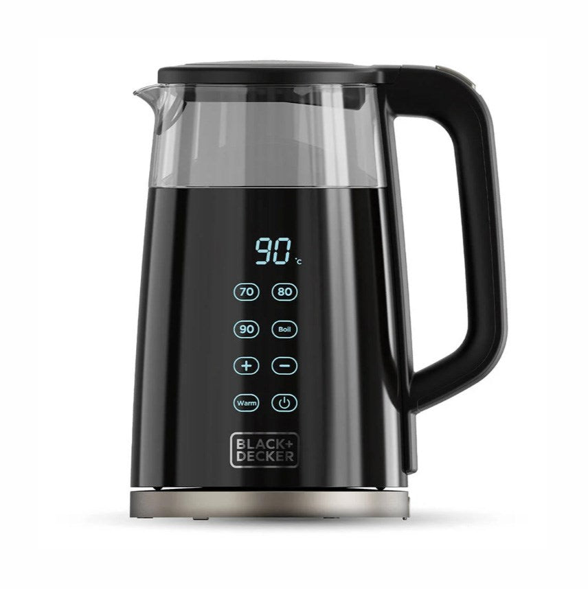 Black+Decker Electric Kettle 1.7 L Glass Body Stainless Steel Base BXKE2206E ES9580090B